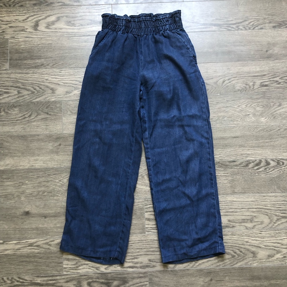 Wax Jean Collection Wide Leg Cropped Pants 100% Lyocell |‎ Size 5